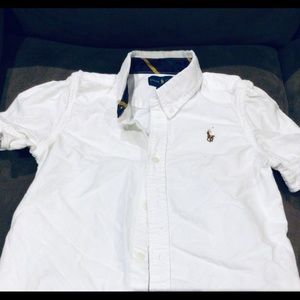 Girls Ralph Lauren white shirt